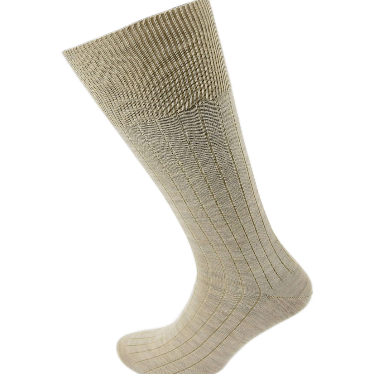 Viyella Men’s Merino Wool Half Hose Socks UK 6-11 - Natural
