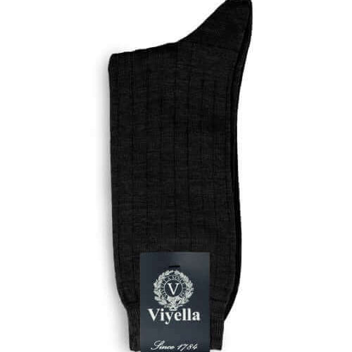 Viyella Men’s Short Merino Wool Socks UK 6-11 - City Grey