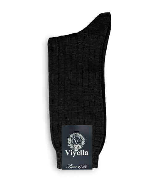 Viyella Men’s Short Merino Wool Socks UK 6-11 - City Grey