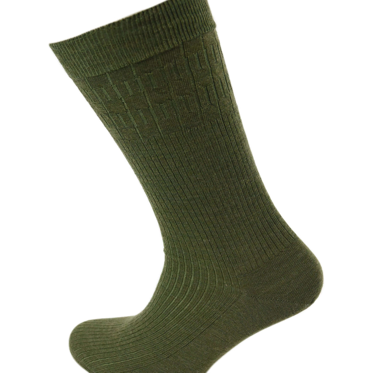 Viyella Men’s Softouch Non-Elastic Wool Socks UK 6-11 - Green
