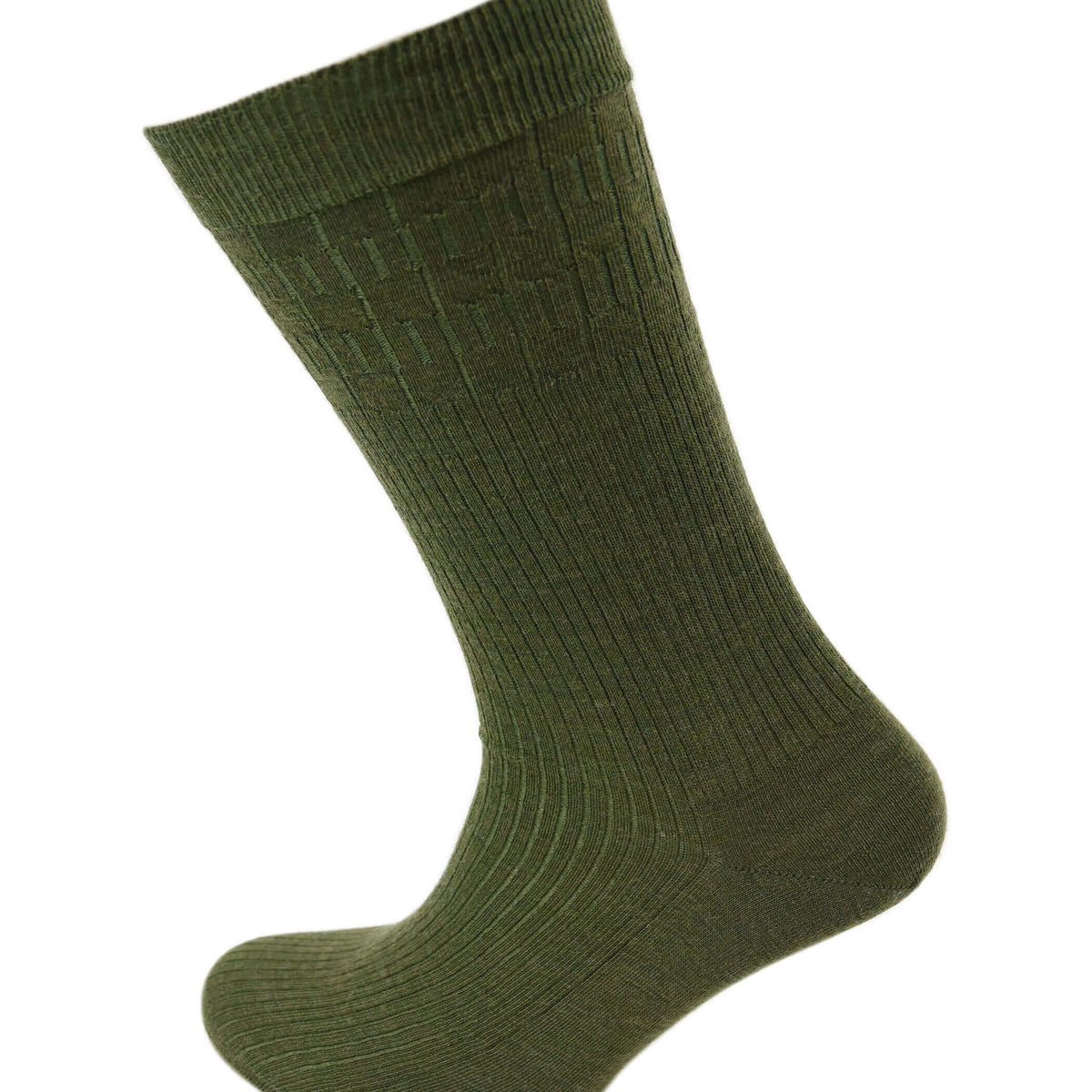 Viyella Men’s Softouch Non-Elastic Wool Socks UK 6-11 - Green