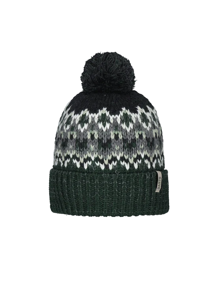 Barts Tobles Men's Pom Beanie - Bottle Green
