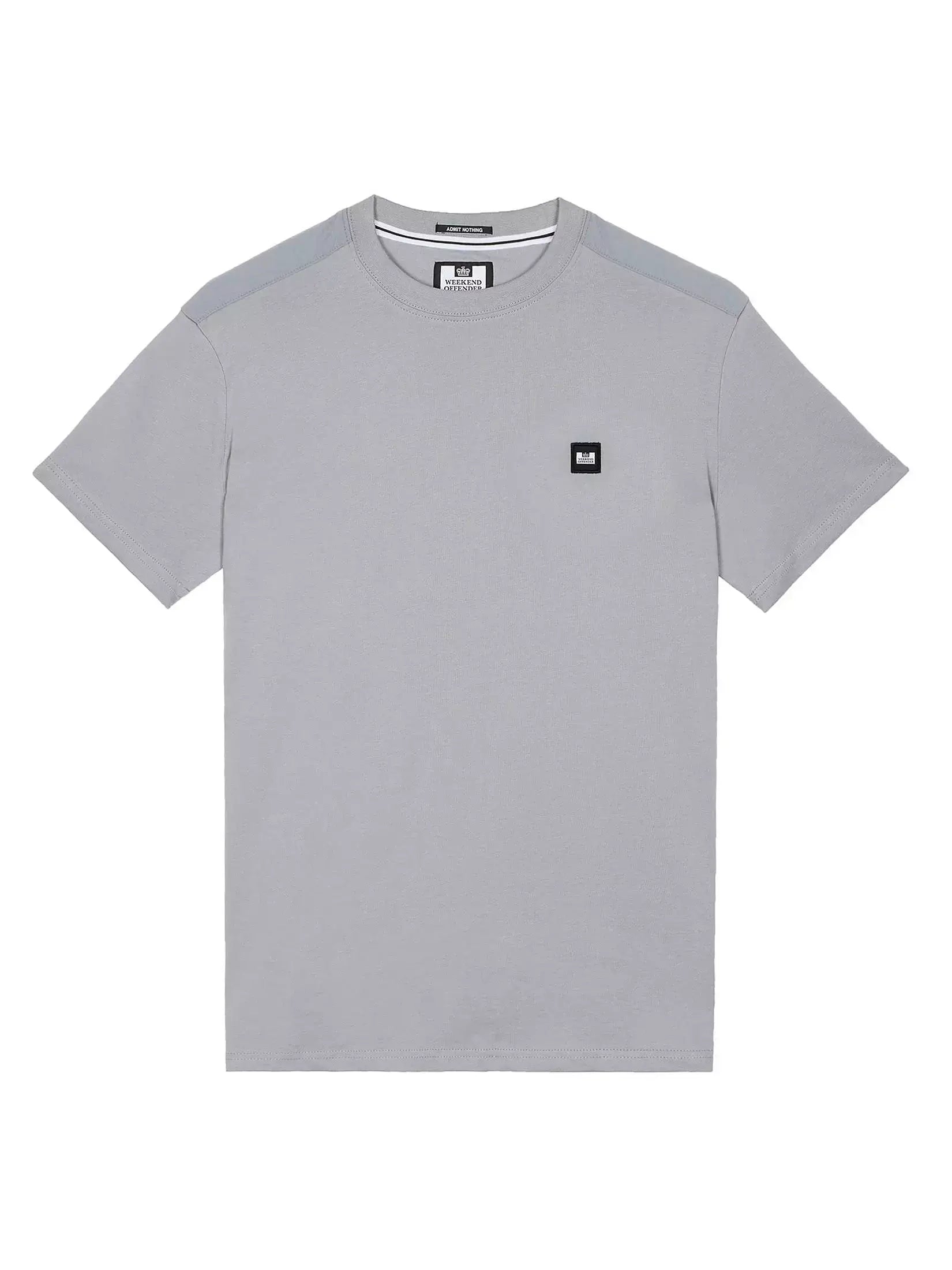 Weekend Offender Garcia Overlay T-Shirt | Smokey Grey