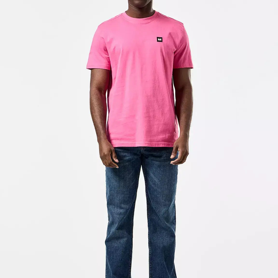 Weekend Offender Garcia Overlay T-Shirt | Candy Pink