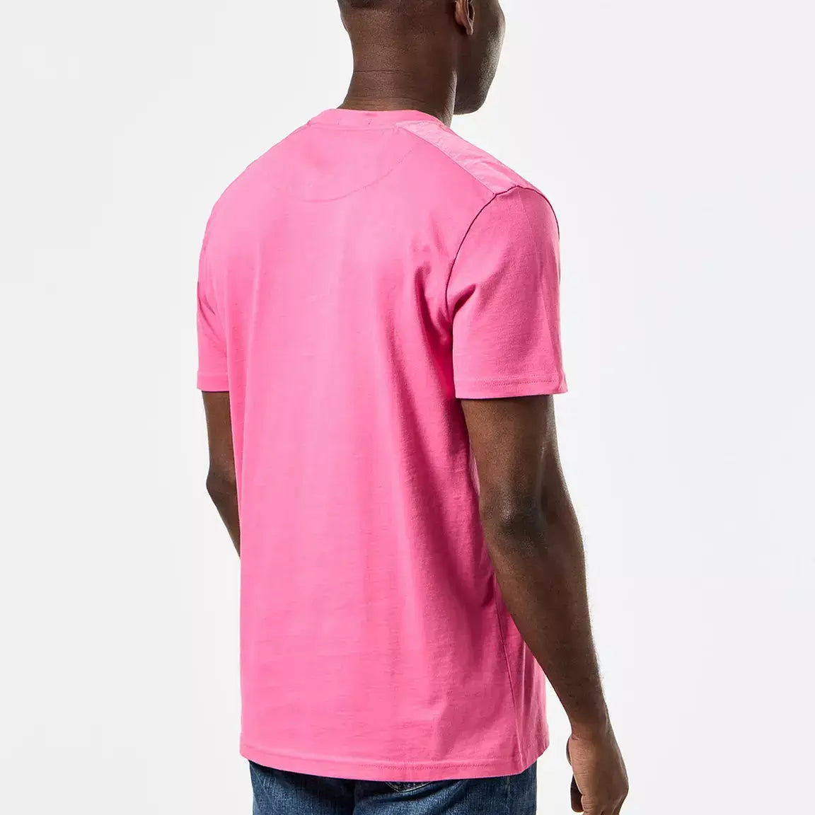 Weekend Offender Garcia Overlay T-Shirt | Candy Pink