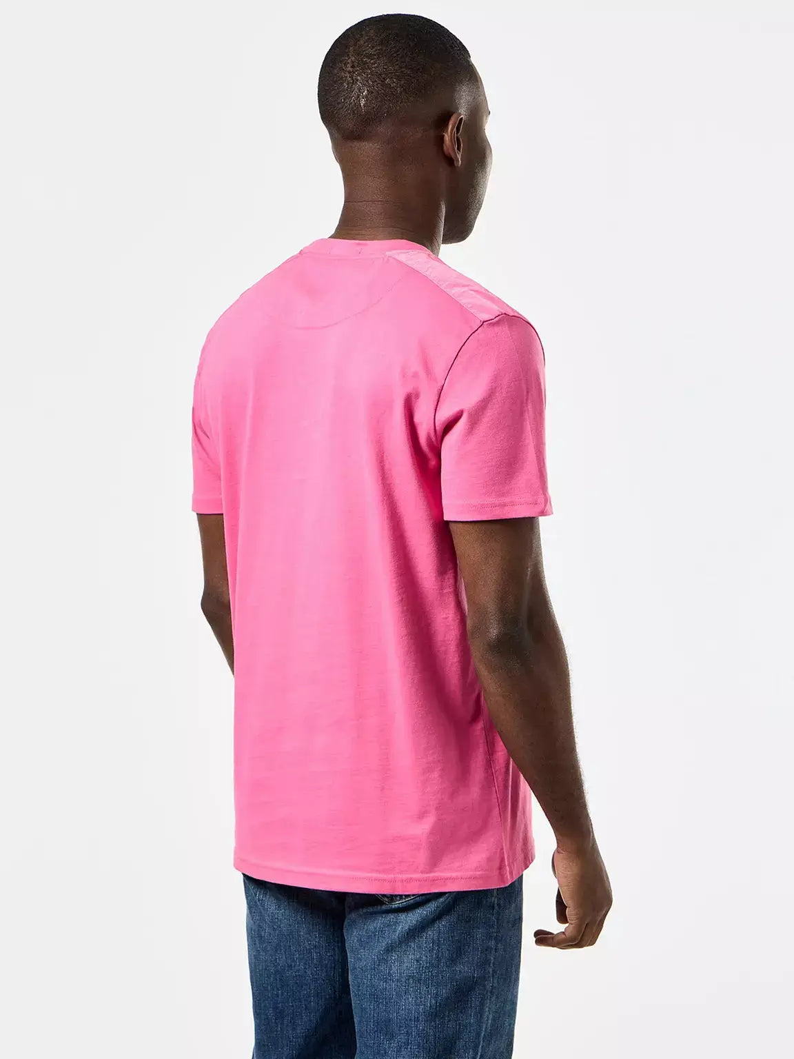 Weekend Offender Garcia Overlay T-Shirt | Candy Pink