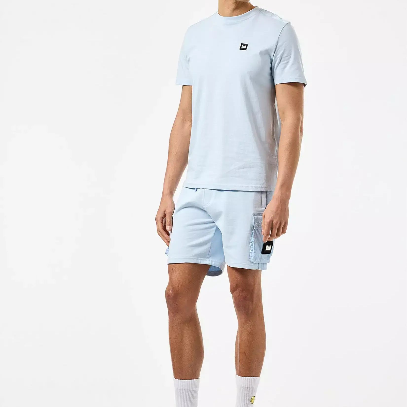 Weekend Offender Garcia Overlay T-Shirt | Ocean Wave