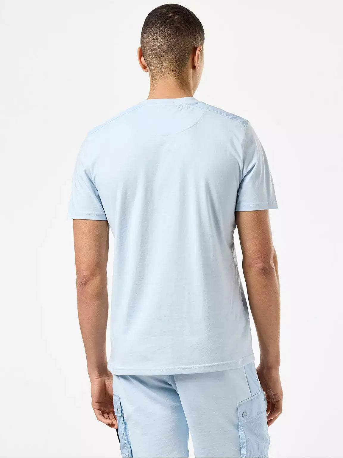 Weekend Offender Garcia Overlay T-Shirt | Ocean Wave
