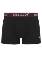 Lyle & Scott Men's 3 Pack Cotton Stretch Trunks - Black Multi