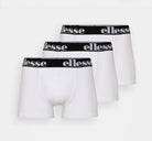 Ellesse Men's Hali 3 Pack Trunks White