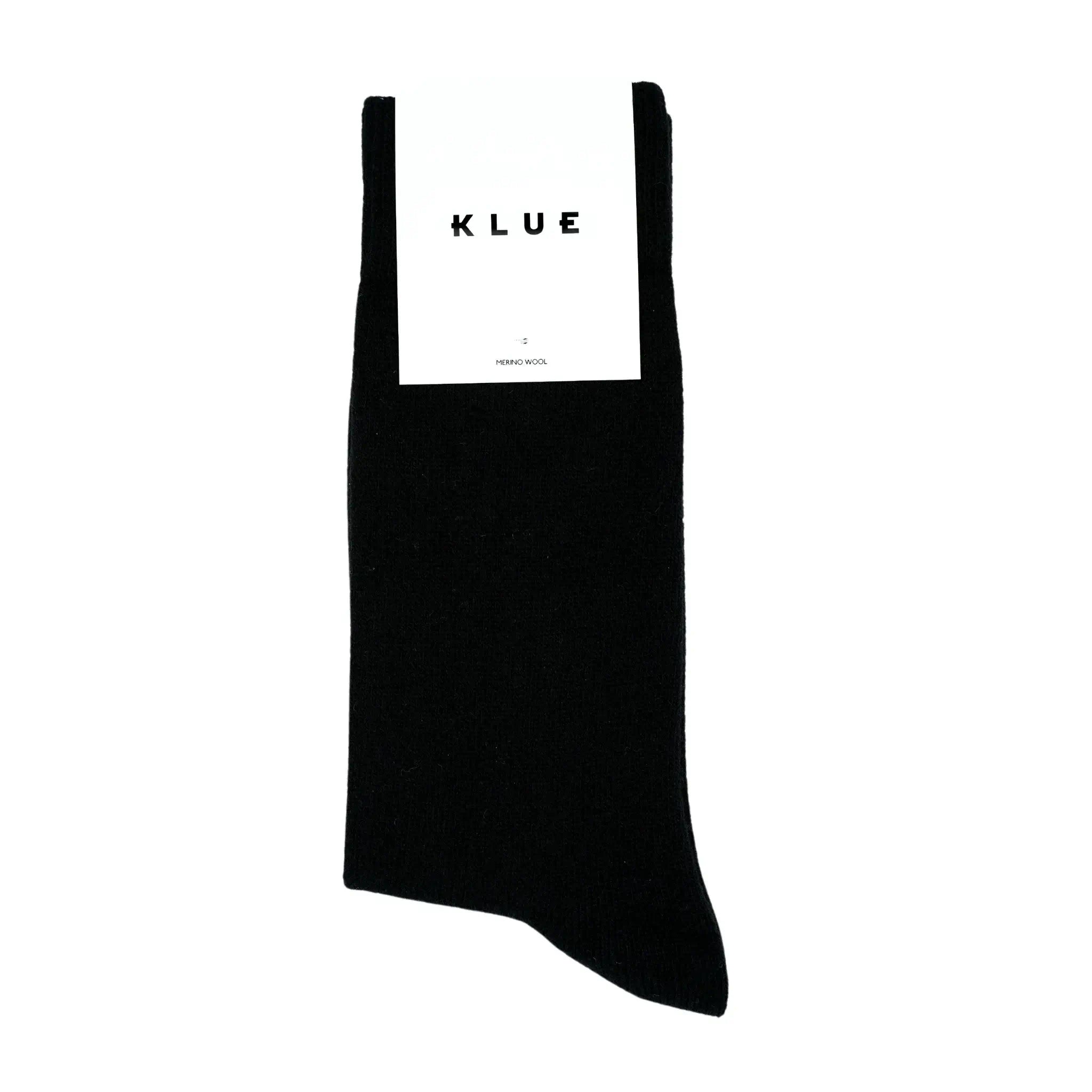KLUE Merino Wool Socks – Black | Premium Comfort & Warmth