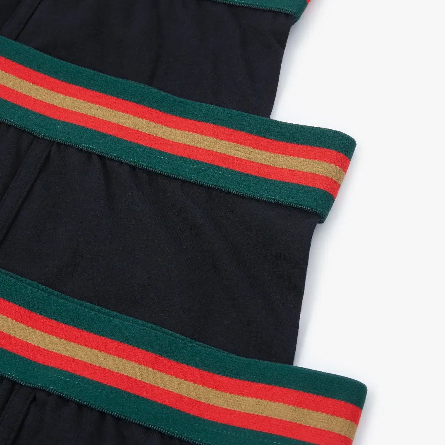 LUKE 3 Pack Black Boxers – Cotton Stretch Trunks