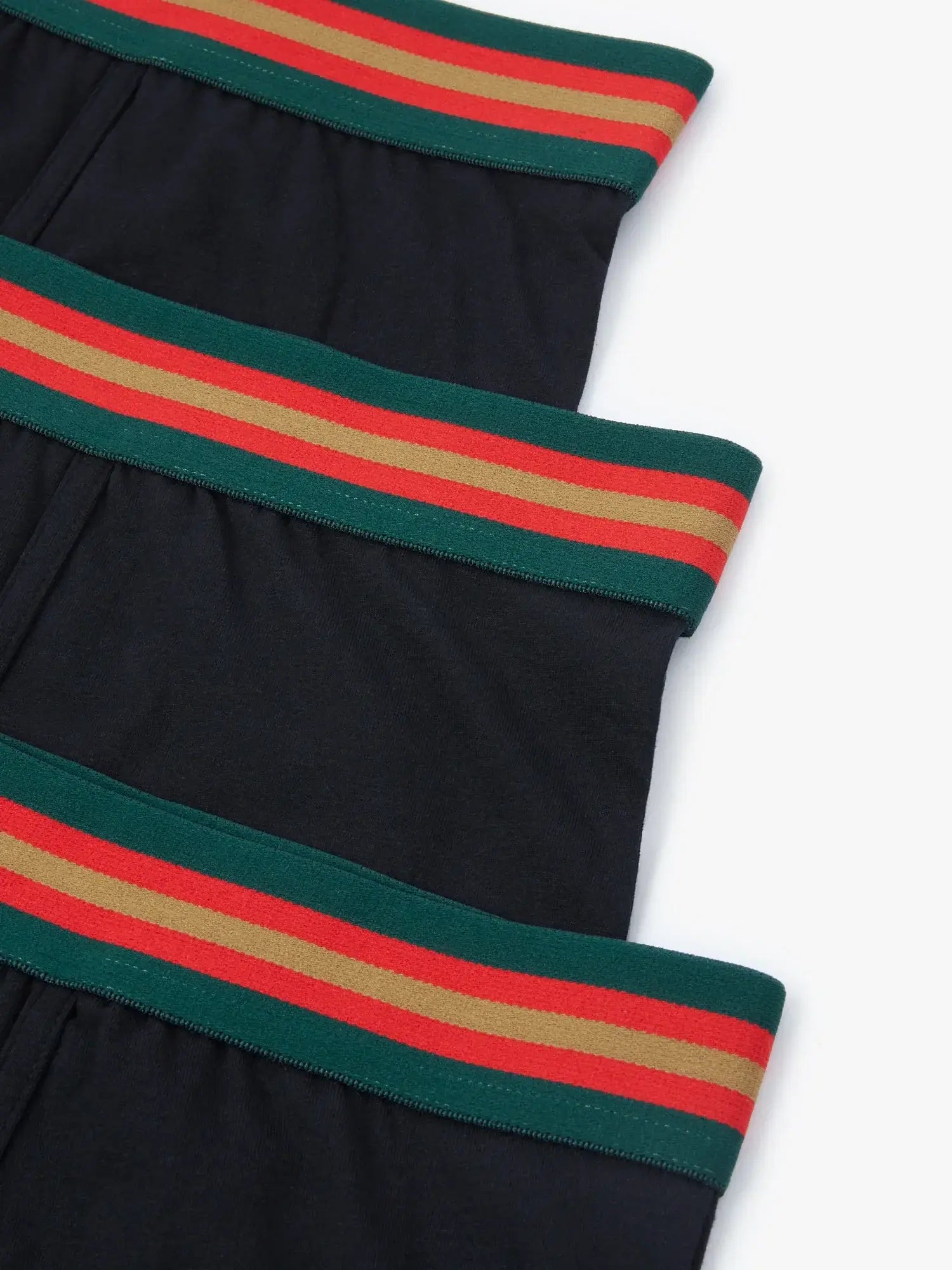 LUKE 3 Pack Black Boxers – Cotton Stretch Trunks