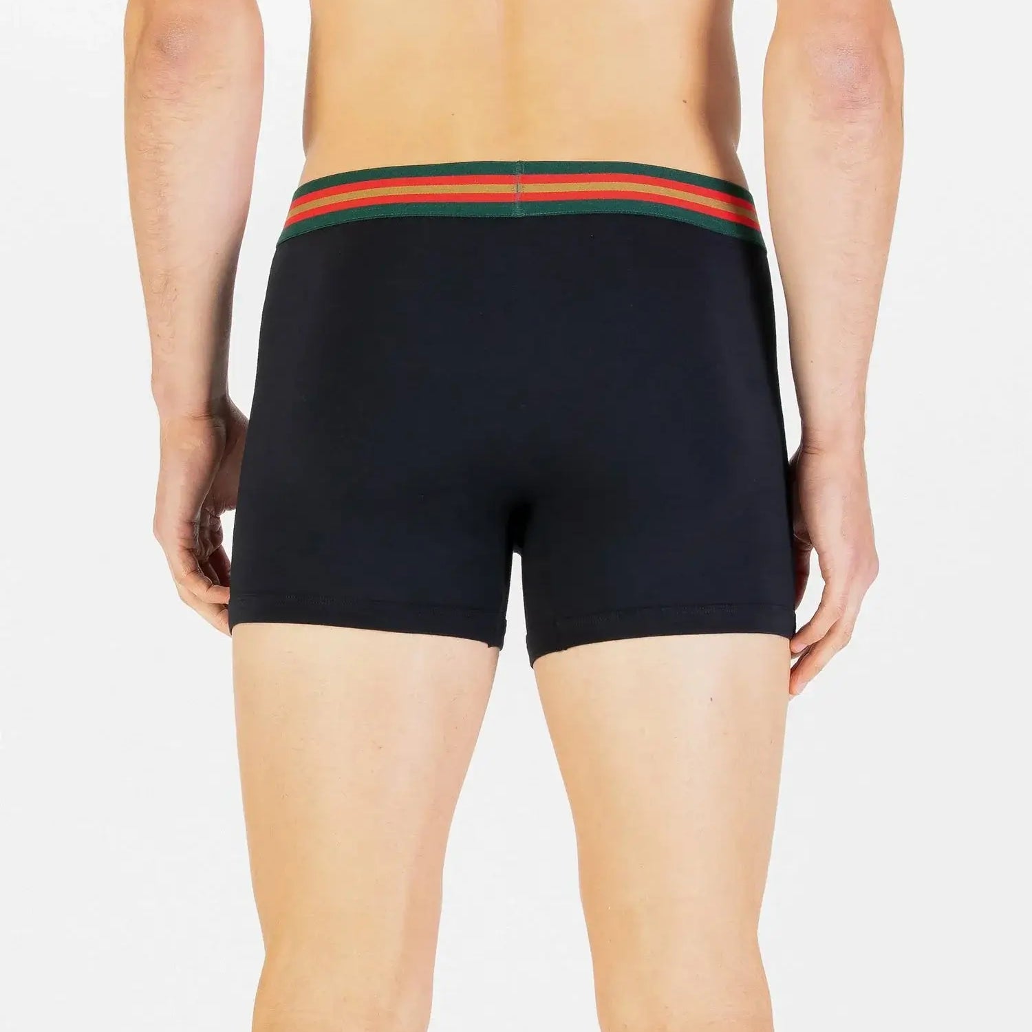 LUKE 3 Pack Black Boxers – Cotton Stretch Trunks