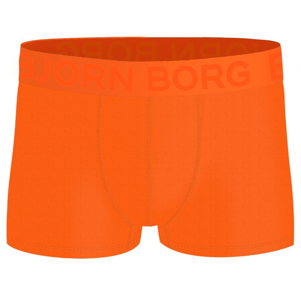 Björn Borg Sports Mesh Trunks 2-pack - Orange Green
