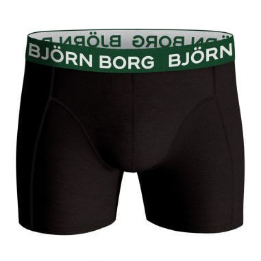 Björn Borg Cotton Stretch Boxer 7 Pack - Black With Coloured Waistbands