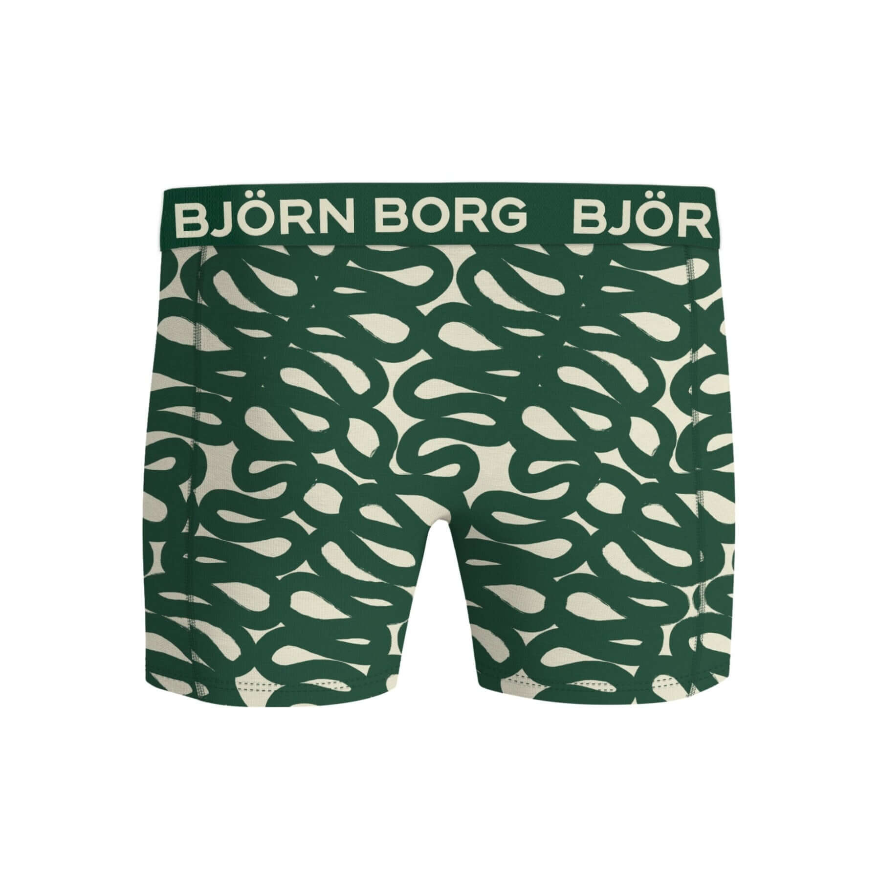 Björn Borg 2-Pack Cotton Stretch Men's Boxers - Green, Print