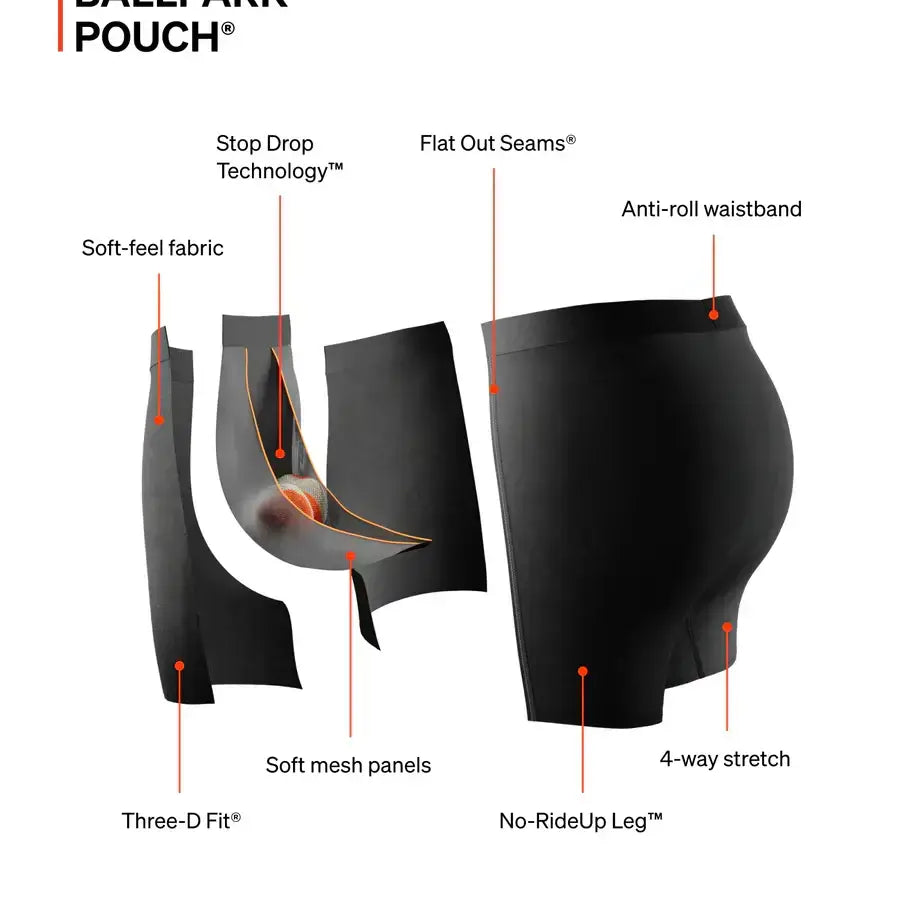 Saxx Underwear Vibe Xtra 1 Pack Soft Comfort Boxer Brief 6" - Flower Pop Twilight