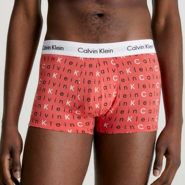 Calvin Klein 3 Pack Low rise Cotton Trunks - MultiColour