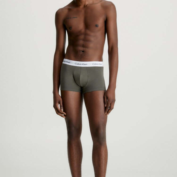 Calvin Klein 3 Pack Low rise Cotton Trunks - MultiColour