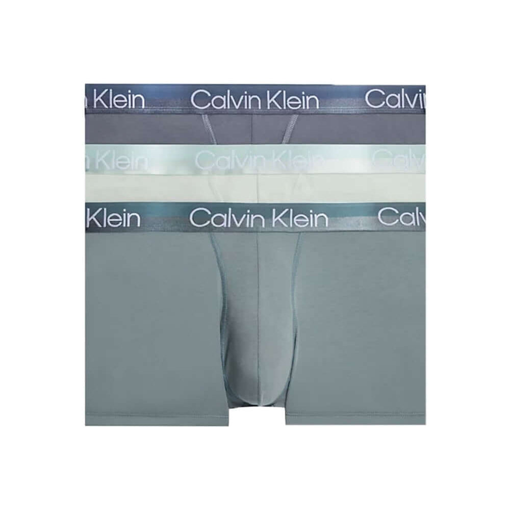 Calvin Klein 3 Pack Modern Structure Trunk - Beloved Bl/Asphalt Grey/Dragon Fly