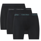 Calvin Klein 3 Pack Boxer Briefs Cotton Stretch - Black, Multi Colour Logo