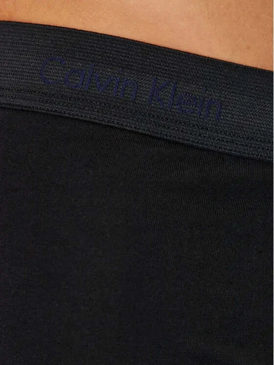 Calvin Klein 3 Pack Boxer Briefs Cotton Stretch - Black, Multi Colour Logo