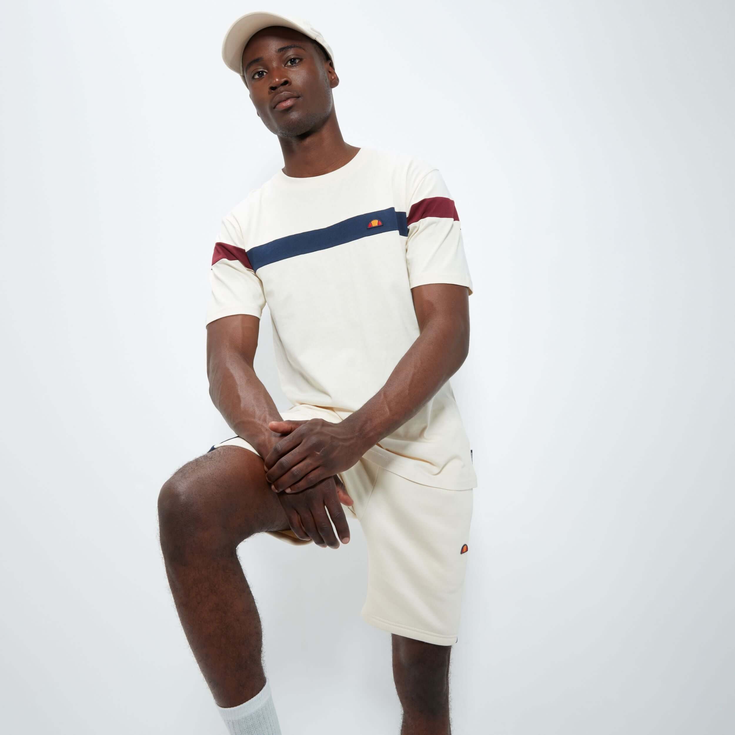 Ellesse Men's Caserio Tee - Off White T-Shirt