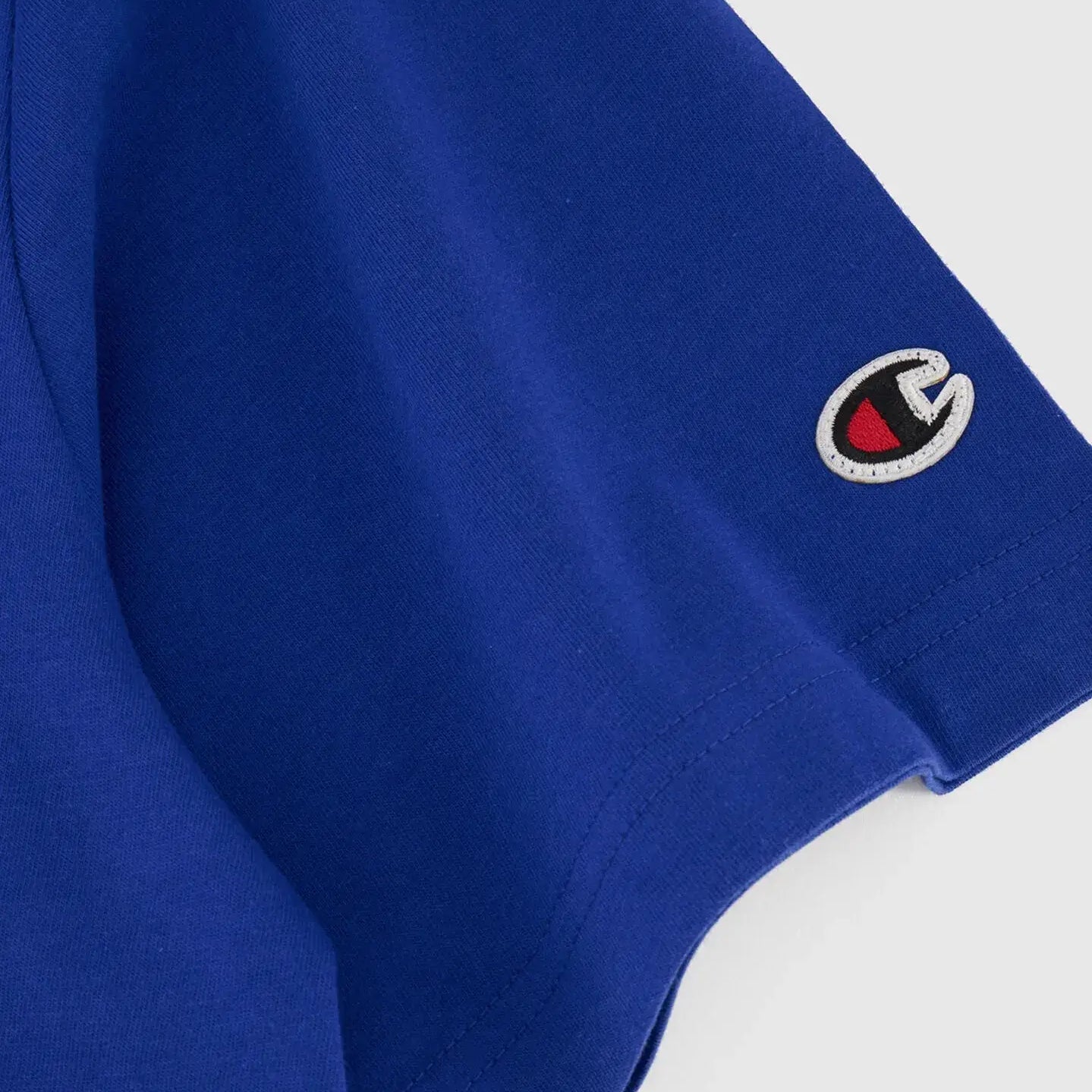 Champion Big Logo Cotton Jersey T-Shirt - Blue