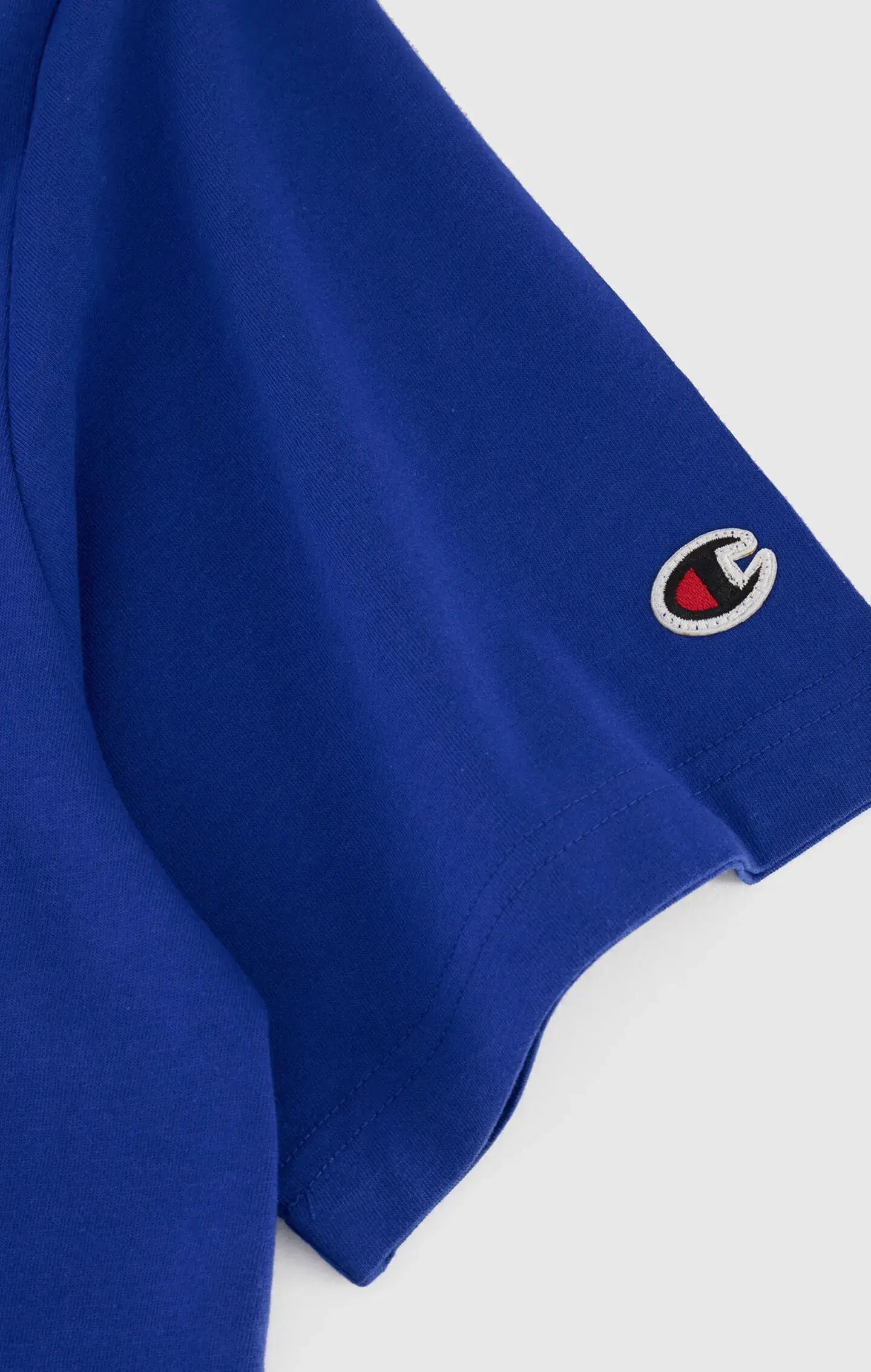 Champion Big Logo Cotton Jersey T-Shirt - Blue