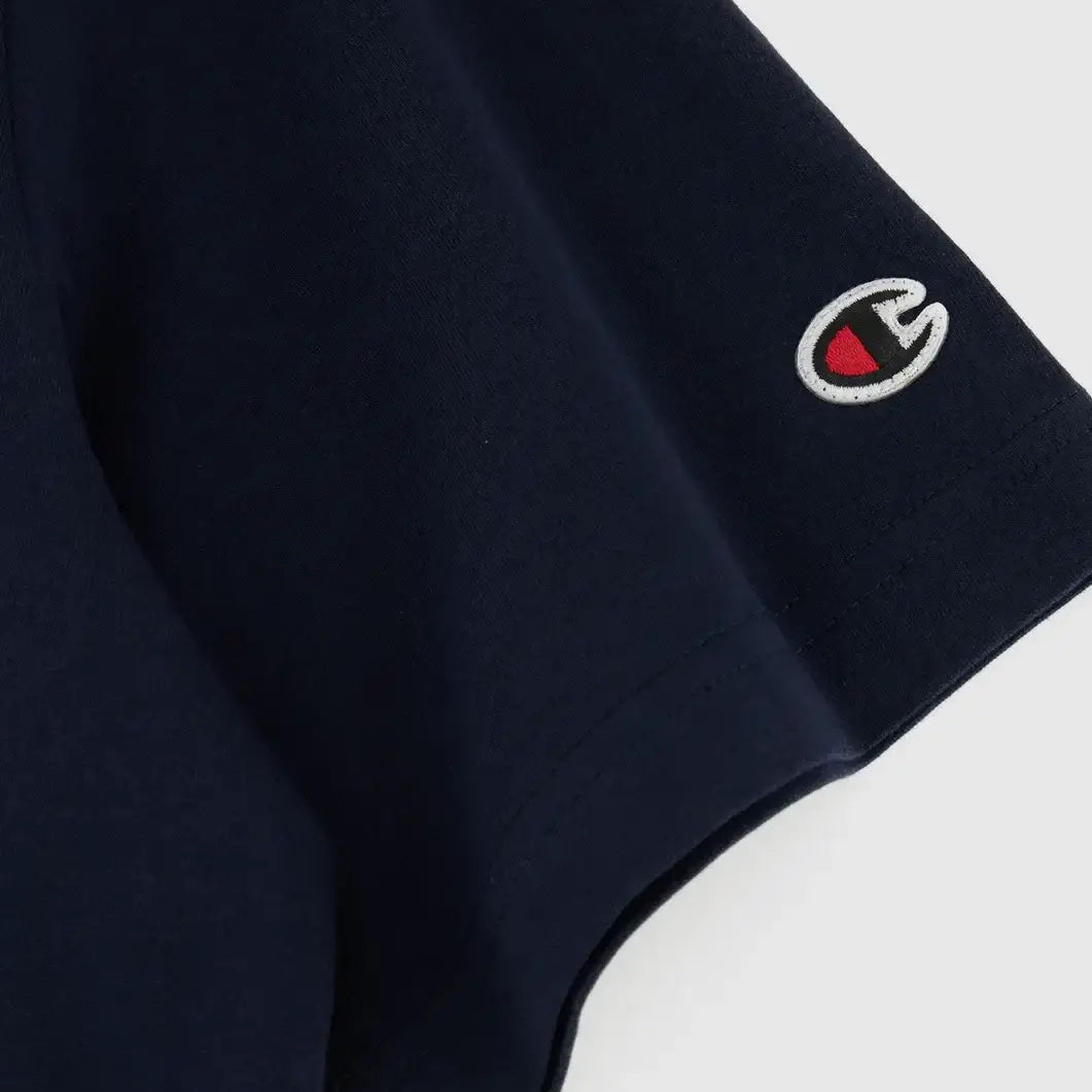 Champion Big Logo Cotton Jersey T-Shirt - Navy