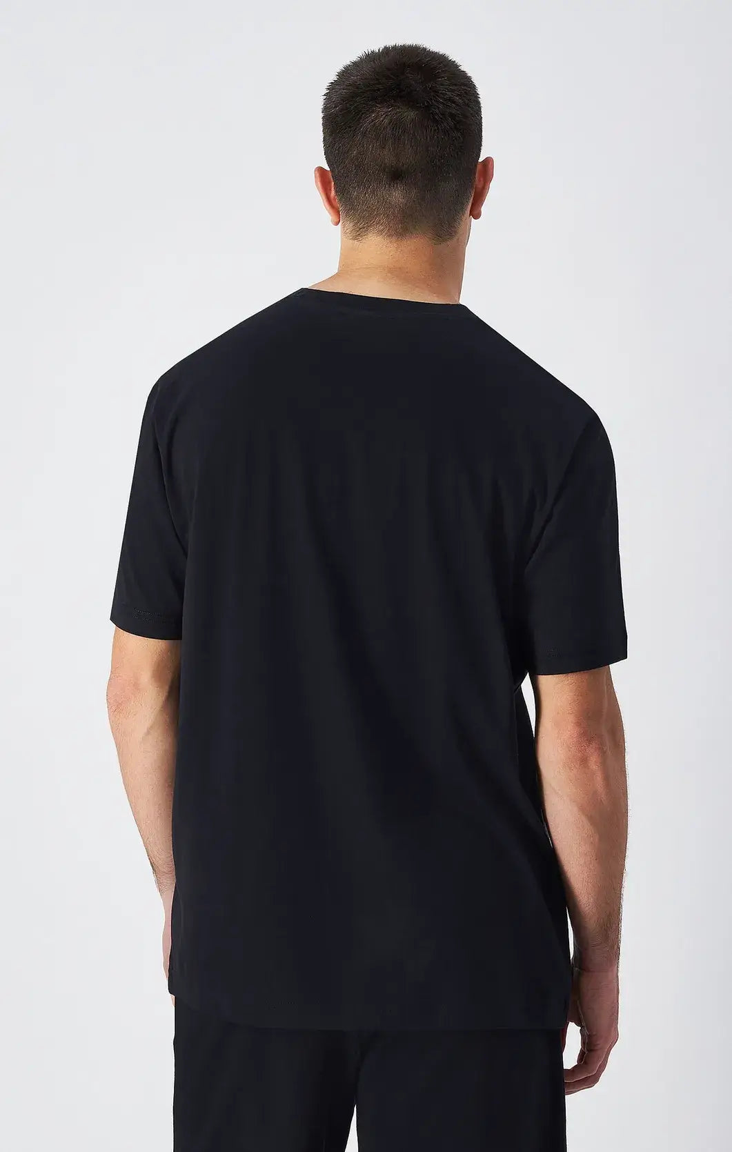 Champion Big Logo Cotton Jersey T-Shirt - Black