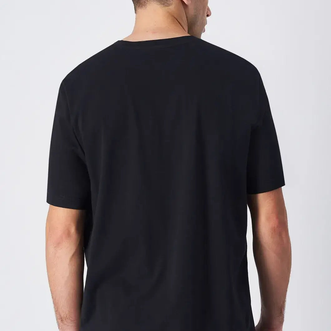 Champion Small Logo Cotton Jersey T-Shirt - Black