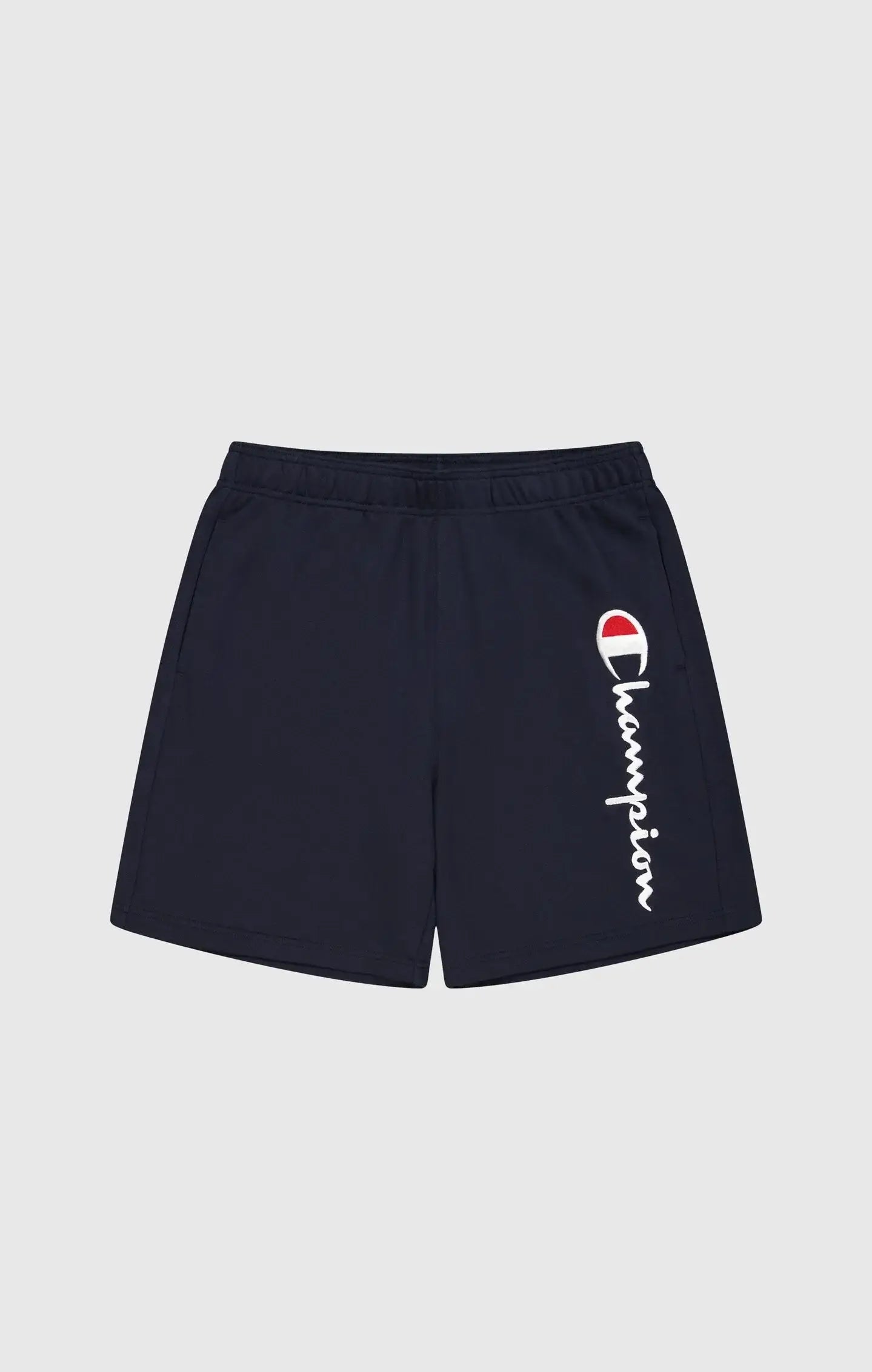 Champion Big Logo French Terry Shorts - Navy