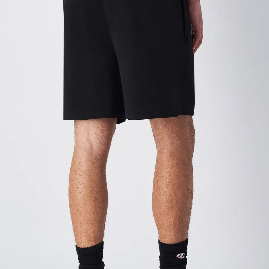 Champion Big Logo French Terry Shorts - Black
