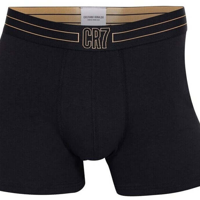 CR7 5-Pack Men's Cotton Fashion Trunk - Black / Gold