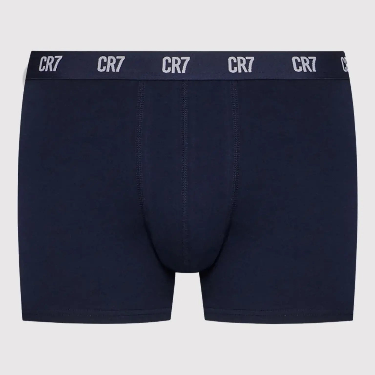 CR7 3-Pack Men's Cotton Fashion Trunk - Navy / Grey / White