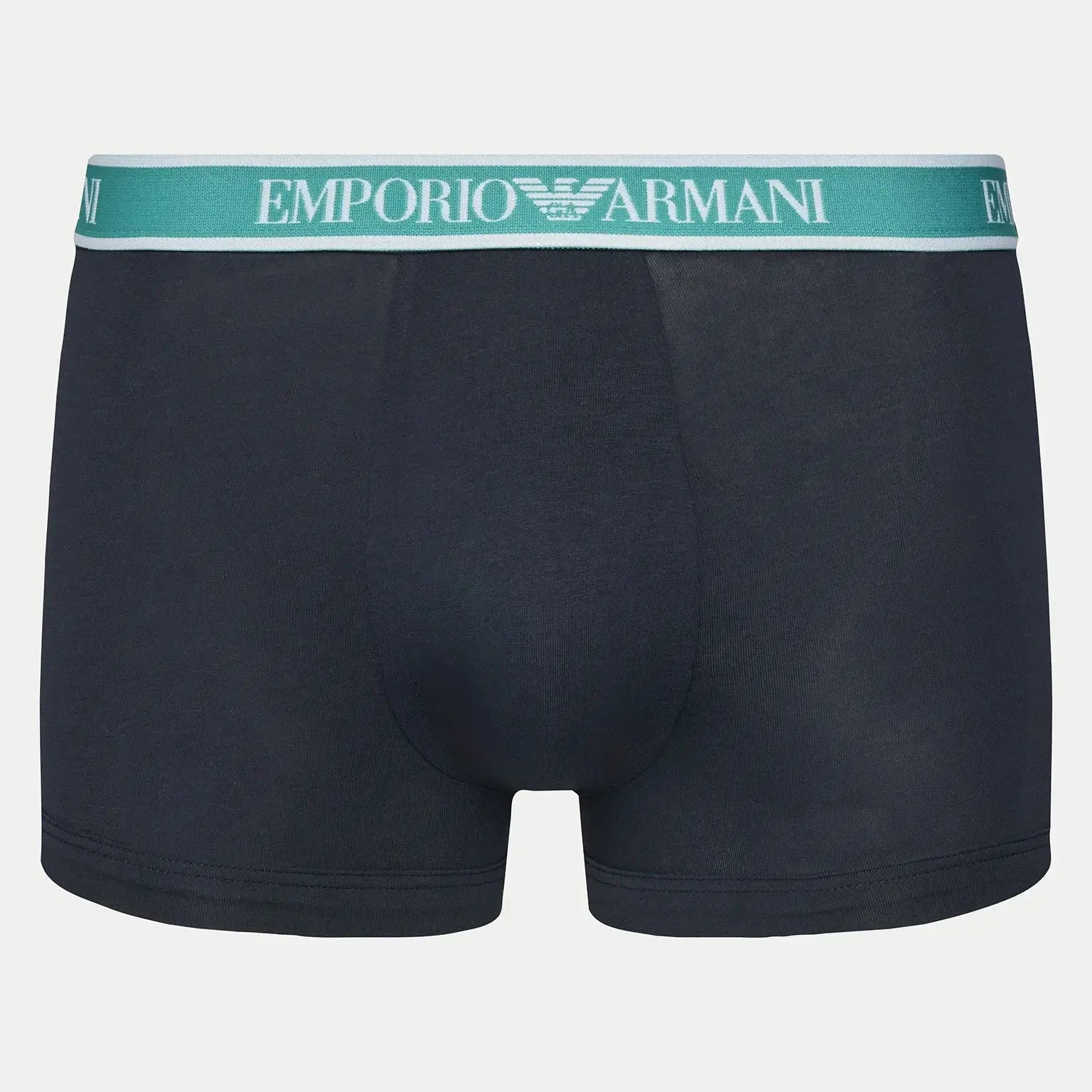 Emporio Armani 3 Pack Trunks Stretch Cotton - Dark Blue Multi
