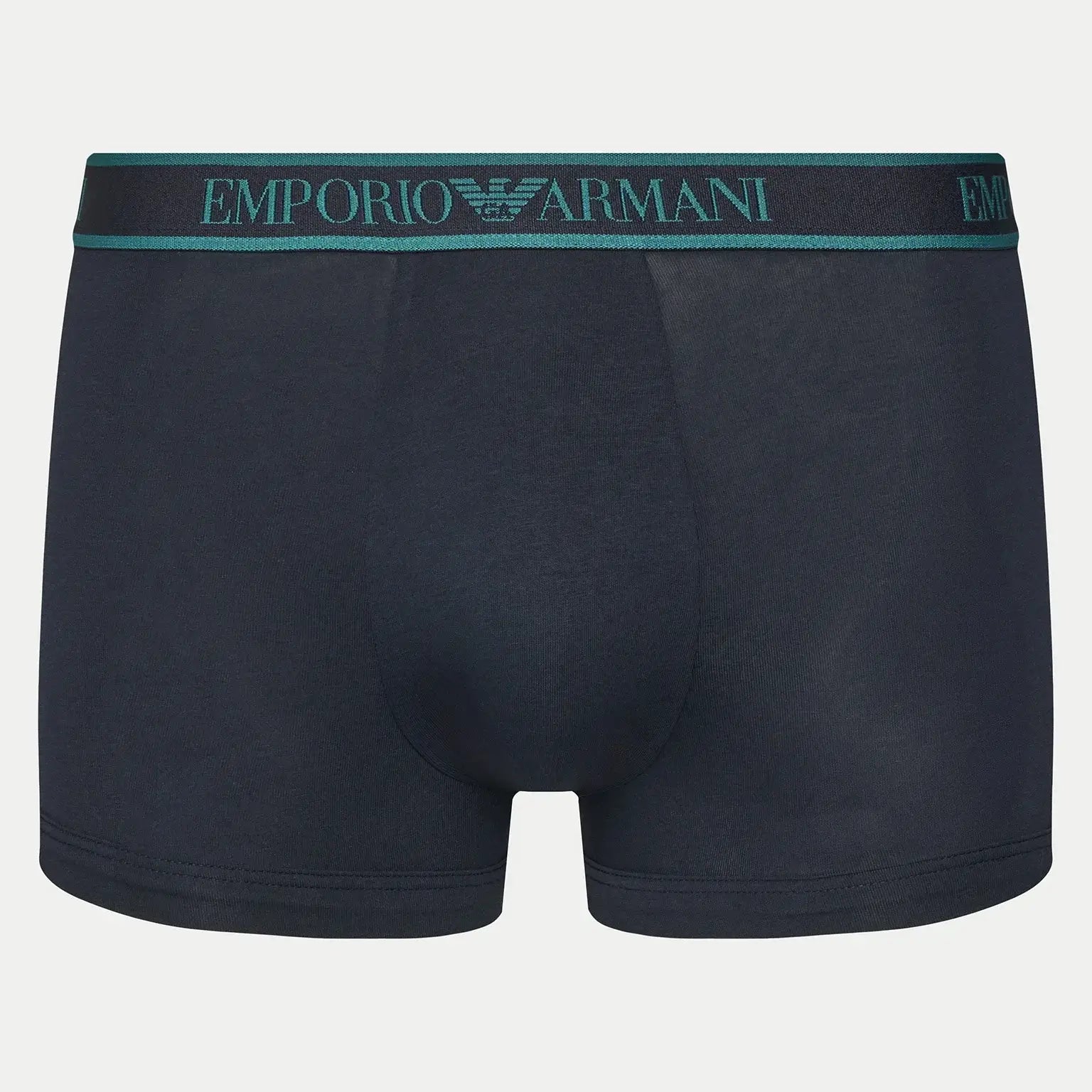 Emporio Armani 3 Pack Trunks Stretch Cotton - Dark Blue Multi