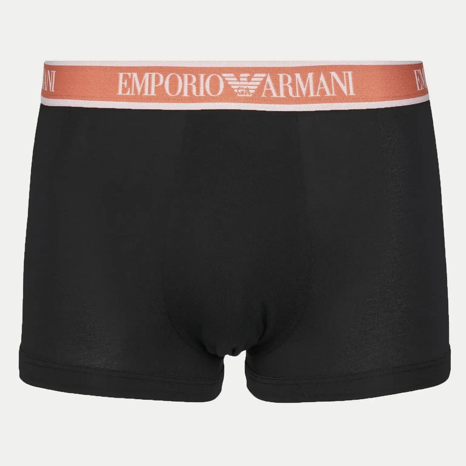 Emporio Armani 3 Pack Trunks Stretch Cotton - Black Multi