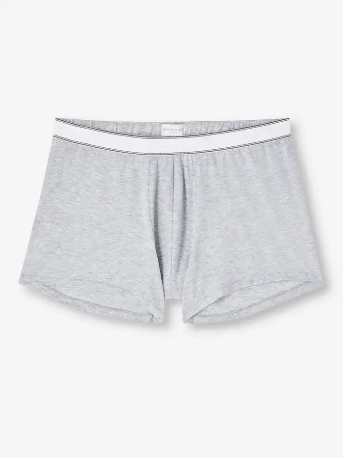 Derek Rose Men's Ethan Micro Modal Stretch Boxer Briefs - Silver Marl