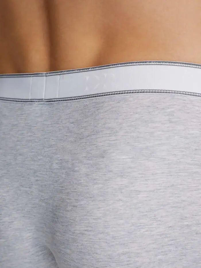 Derek Rose Men's Ethan Micro Modal Stretch Boxer Briefs - Silver Marl