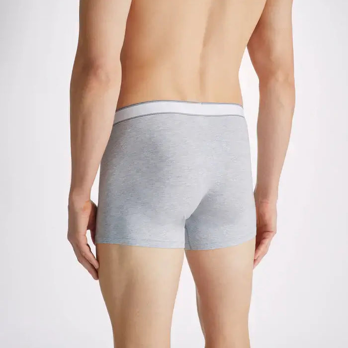 Derek Rose Men's Ethan Micro Modal Stretch Boxer Briefs - Silver Marl