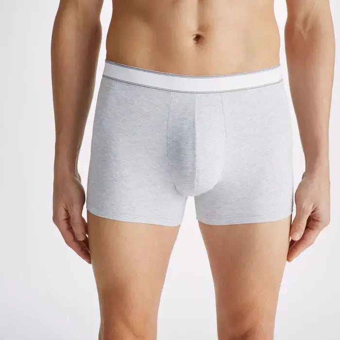 Derek Rose Men's Ethan Micro Modal Stretch Boxer Briefs - Silver Marl
