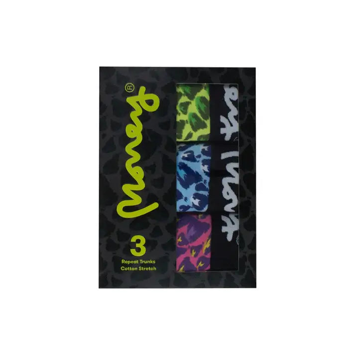 Money Clothing Techno Cheetah Big Repeat Trunks