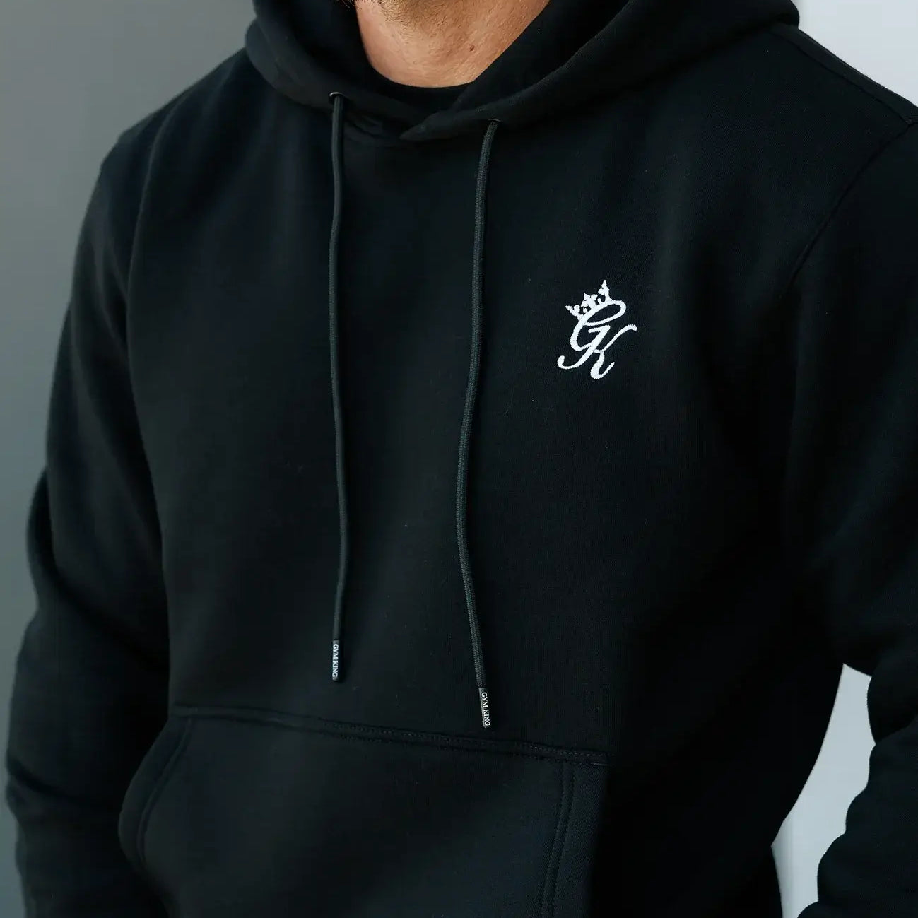 Gym King Fundamental Fleece Hoodie Black