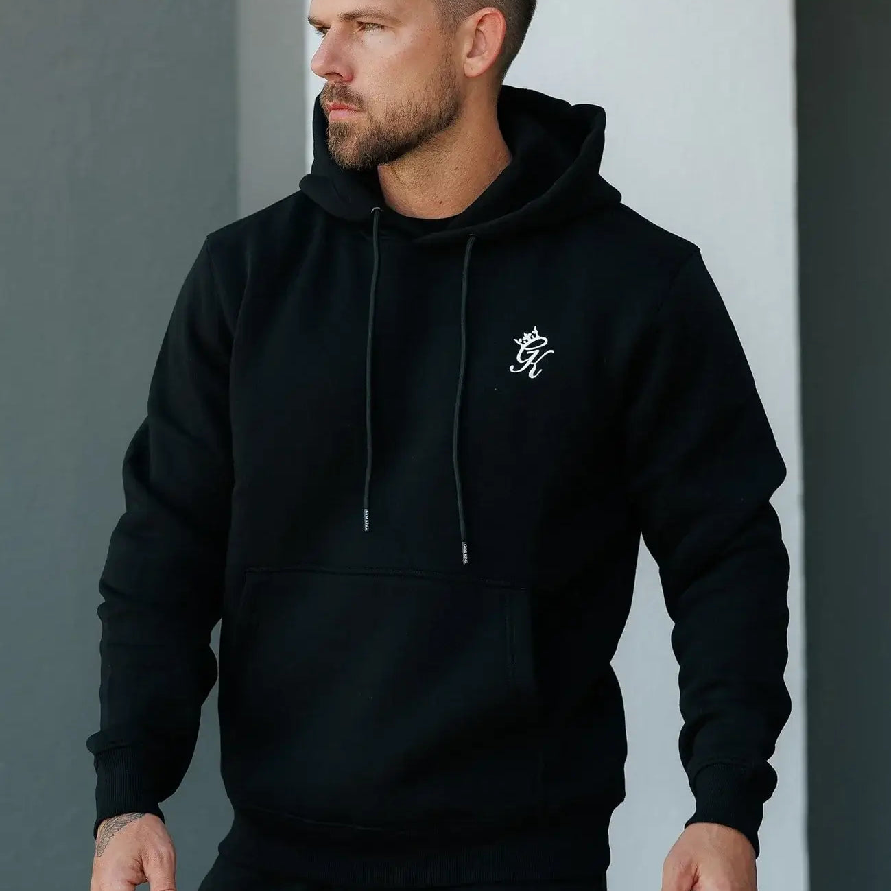 Gym King Fundamental Fleece Hoodie Black