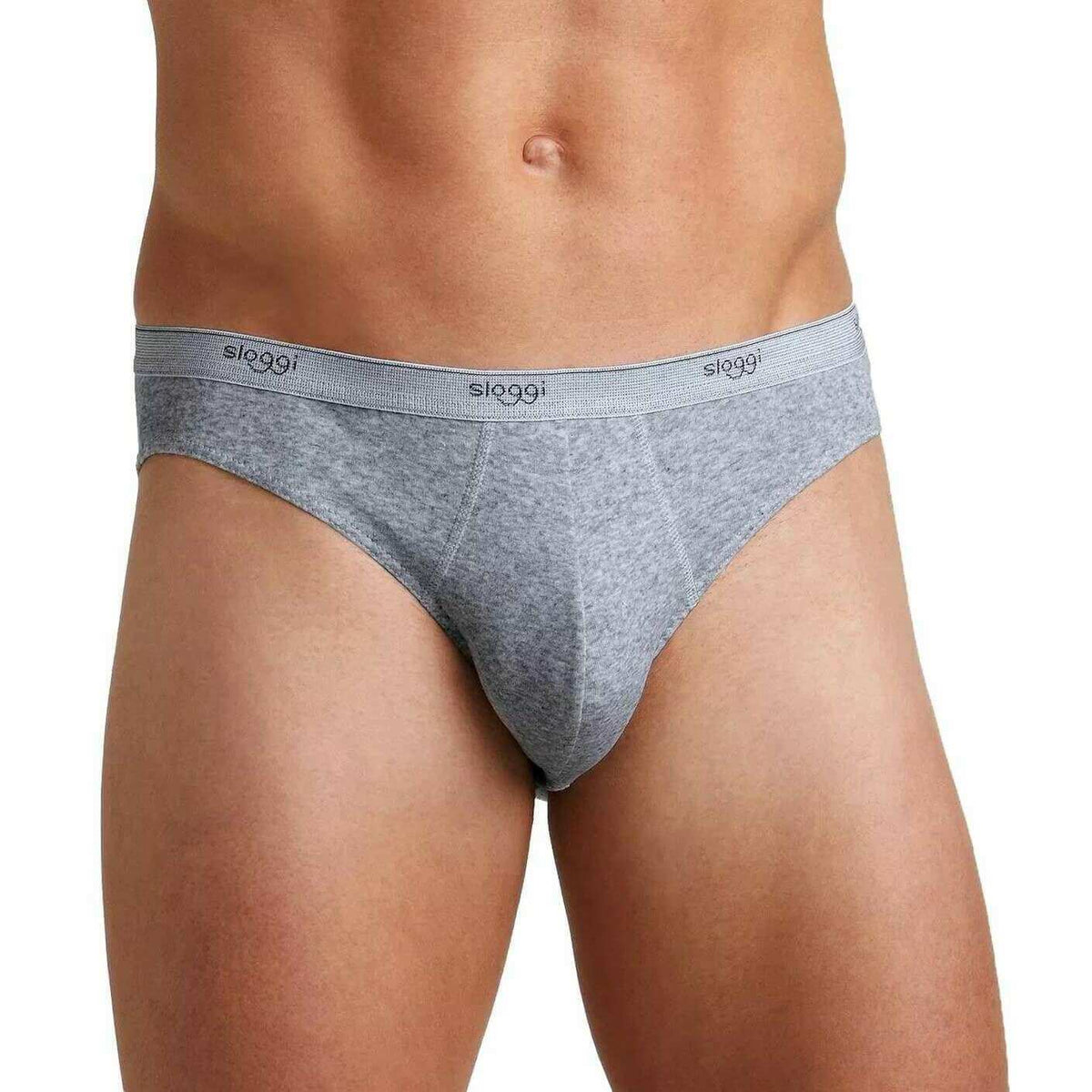 Sloggi Men's 2 Pack Mini Briefs - Grey