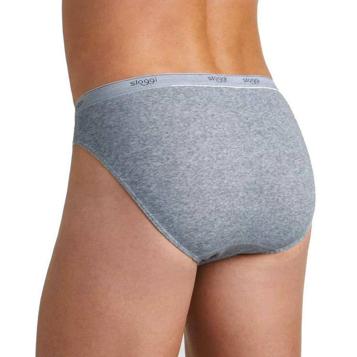 Sloggi Men's 2 Pack Mini Briefs - Grey