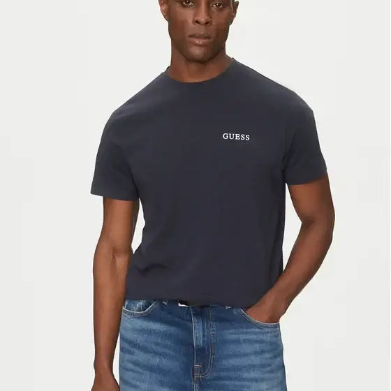 Guess Men’s 3-Pack T-Shirts – Smart Blue, 100% Organic Cotton